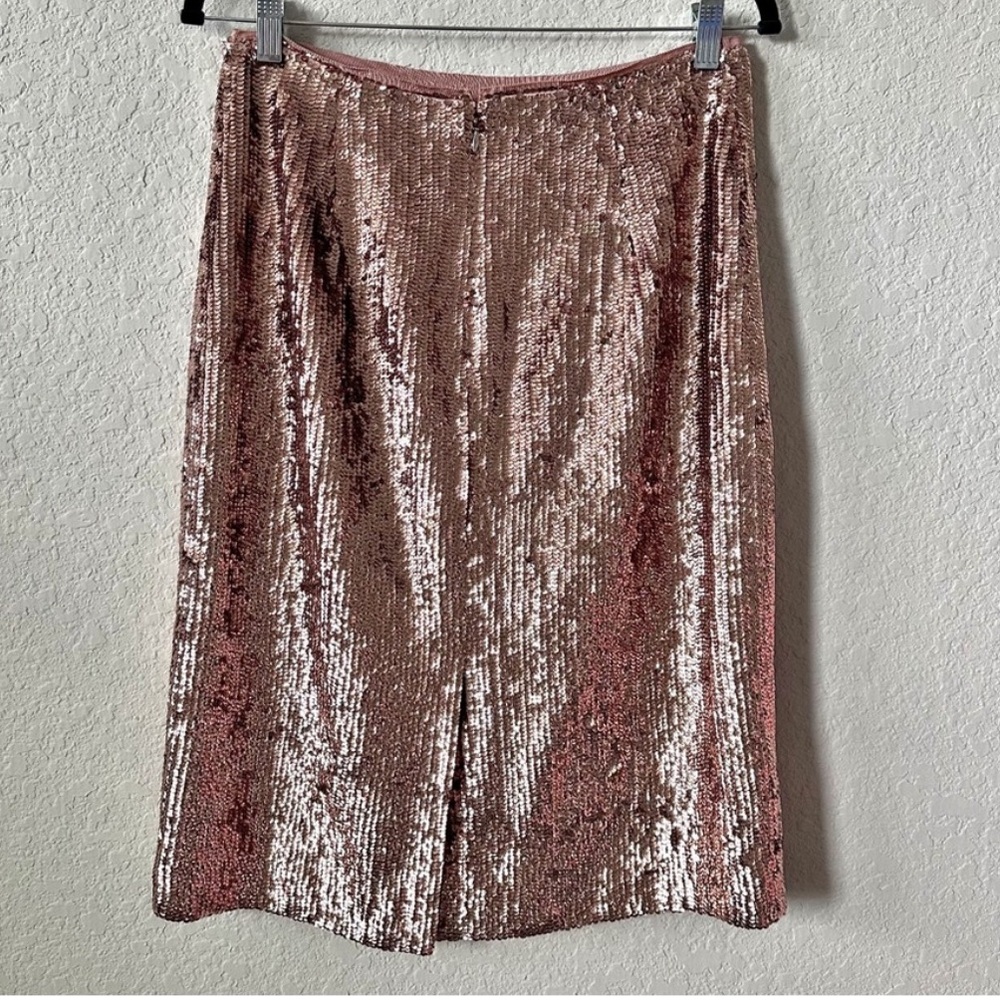 J. Crew Gold Sequin Pencil Skirt - Picture 5 of 10
